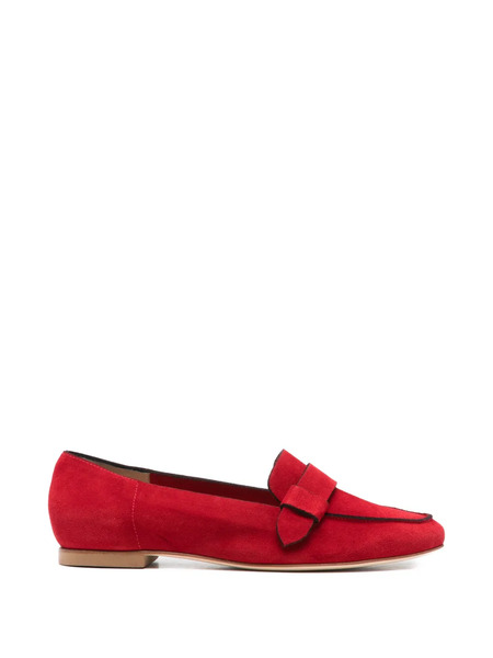  Anna F. Suede Loafers - Red 