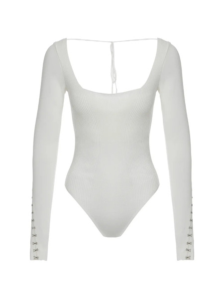  Anna October Long-sleeve Body - White 