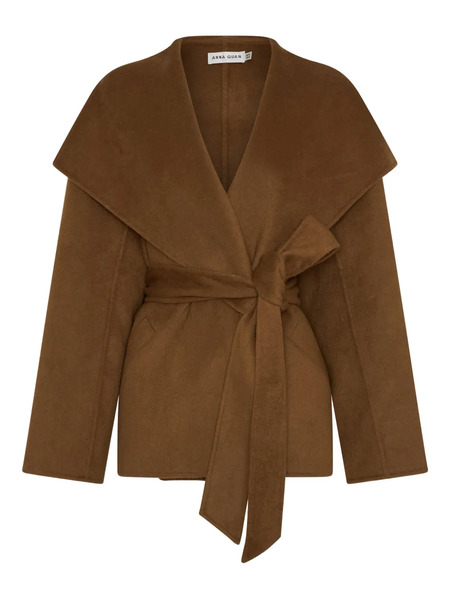  Anna Quan Marais Belted Jacket - Brown 