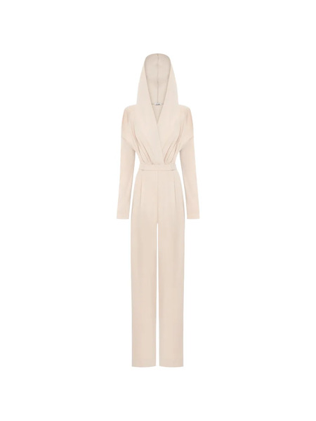  Annafoxy Draped Jumpsuit - Neutrals 