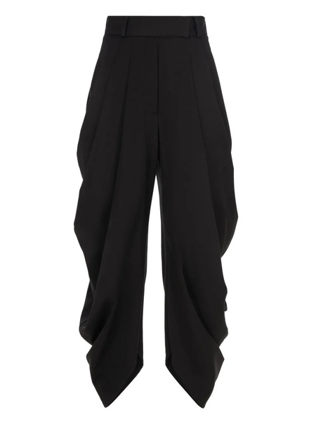  Annafoxy Drop-crotch Trousers - Black 