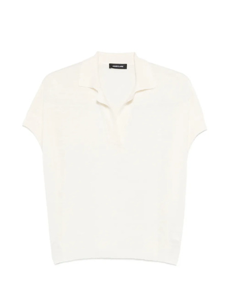  Anne Claire Collar Top - Neutrals 