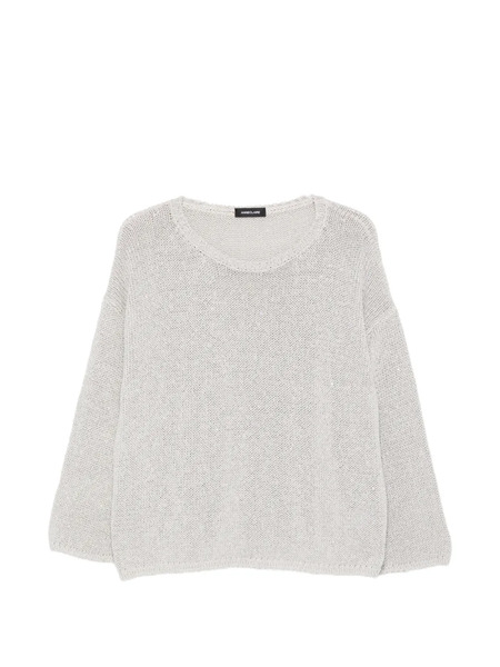  Anne Claire Sequin-embellished Sweater - Grey 