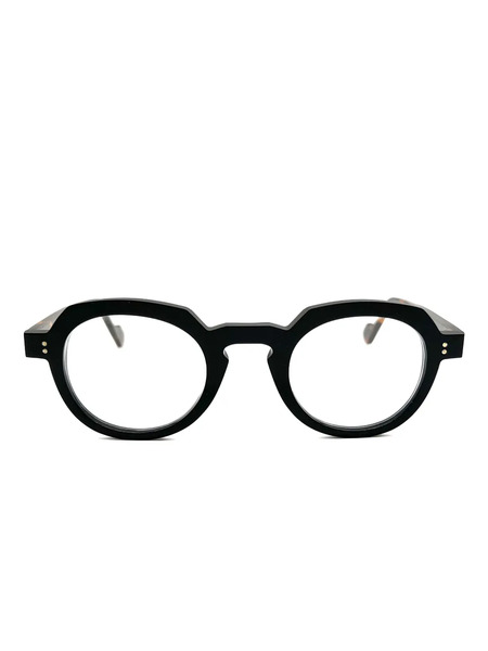  Anne & Valentin Django Round Glasses - Black 