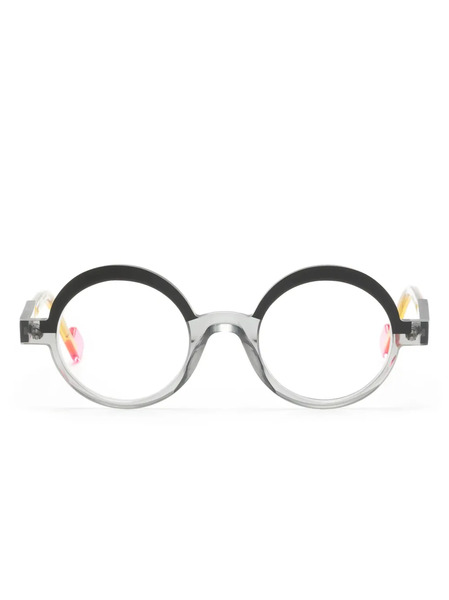  Anne & Valentin Ludik Round-frame Glasses - Black 