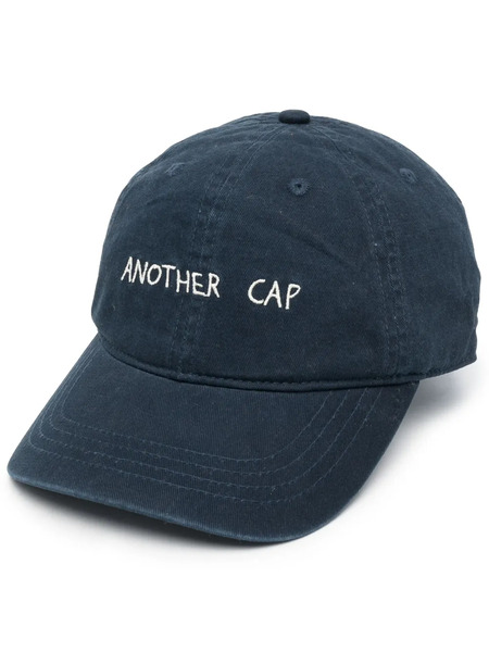  Another Aspect Embroidered-slogan Baseball Cap - Blue 