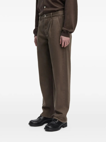 Another Aspect Pleated Jeans - Brown 