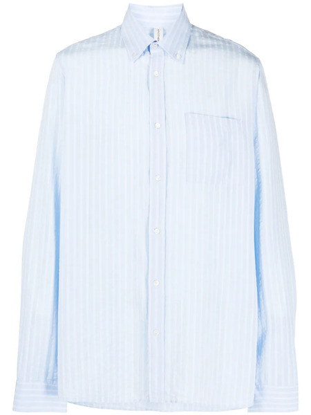  Another Aspect 1.0 Stripe-pattern Shirt - Blue 
