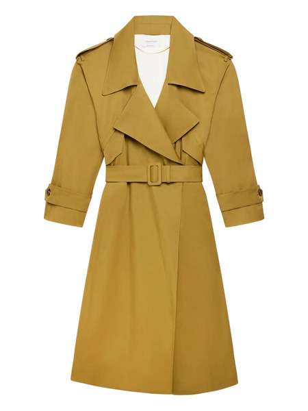  Another Tomorrow Belted Trench Coat - Neutrals 