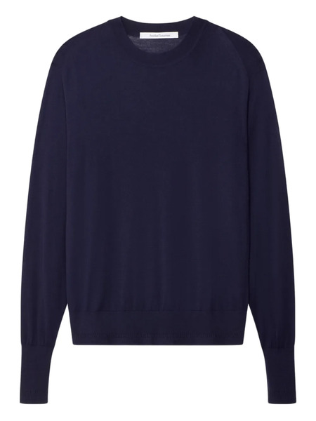  Another Tomorrow Knitted Jumper - Blue 
