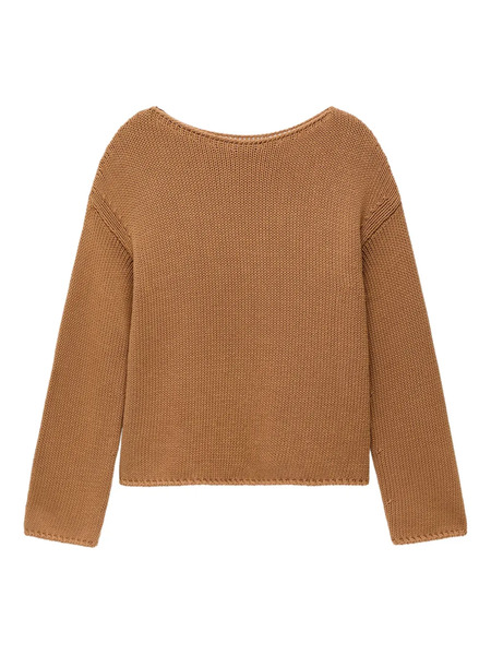  Another Tomorrow Knitted Jumper - Neutrals 