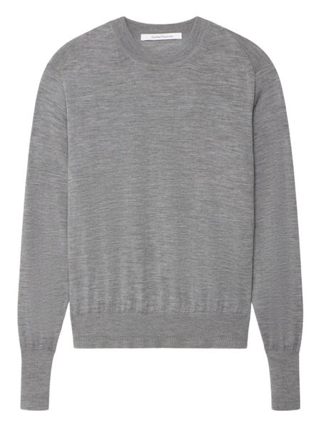  Another Tomorrow Merino-wool Jumper - Grey 
