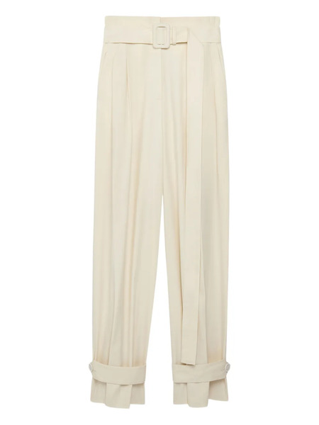  Another Tomorrow Pleated Trousers - Neutrals 