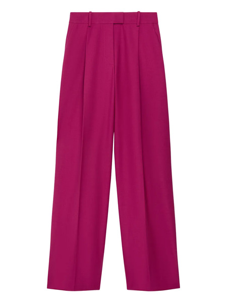  Another Tomorrow Pressed-crease Trousers - Pink 