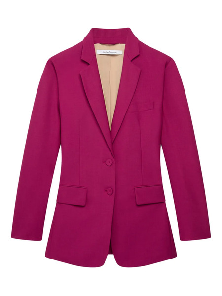  Another Tomorrow Single-breasted Blazer - Pink 