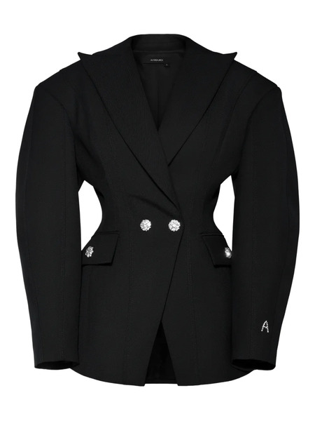  Anouki Double-breasted Blazer - Black 