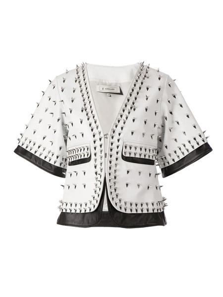  Anrealage Pearl Embellished Jacket - White 