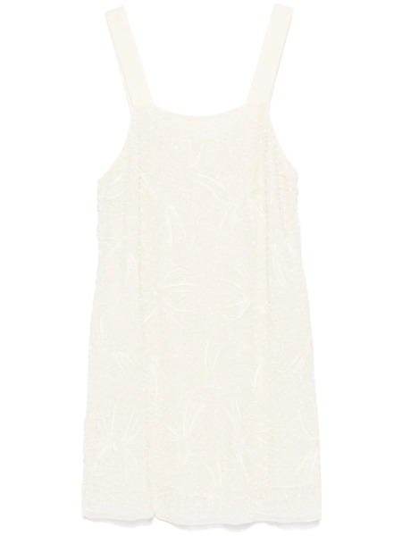 Antik Batik Mahata Mini Dress - Neutrals 