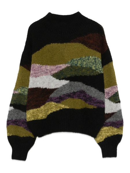  Antik Batik Patterned Sweater - Black 