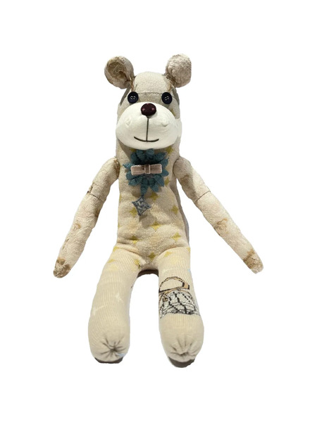  Antipast Bear-shape Knitted Doll - Neutrals 