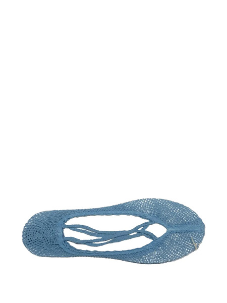  Antipast Fishnet Short Socks - Blue 