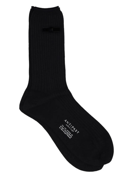  Antipast Ribbed Socks - Black 