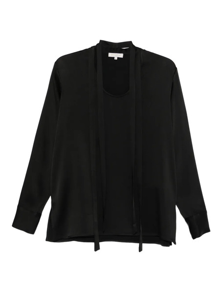  Antonelli Abete Tie-neck Blouse - Brown 