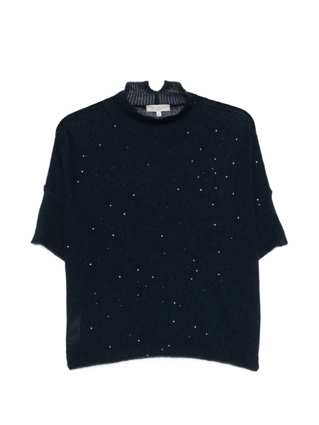  Antonelli Agatea Embellished T-shirt - Blue 