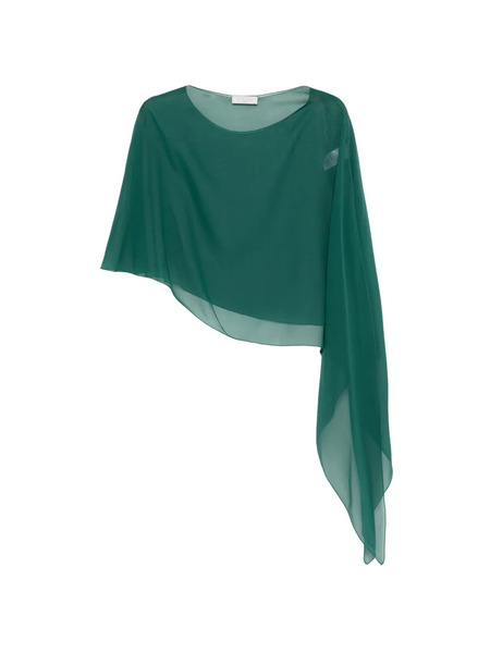  Antonelli Assimetric-hem Cape - Green 