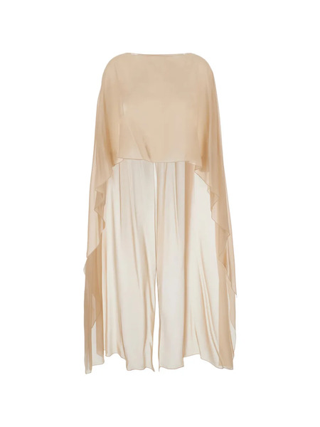 Antonelli Assymetric-hem Silk Scarf - Neutrals 