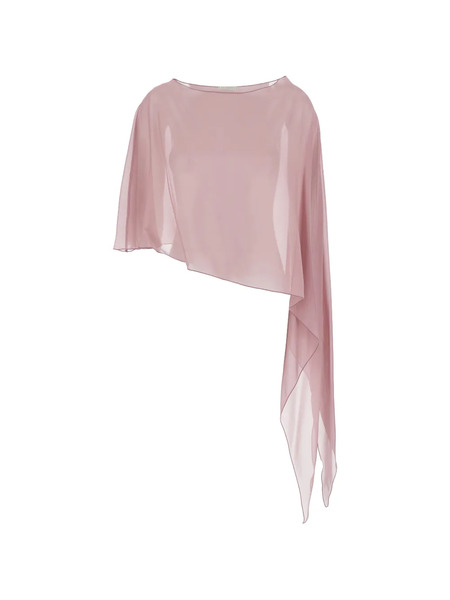  Antonelli Asymmetric-hem Scarf - Pink 
