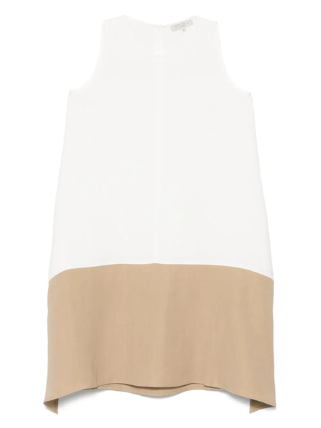  Antonelli Contrast-panel Mini Dress - White 