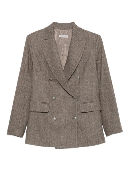  Antonelli Double-breasted Blazer - Brown 