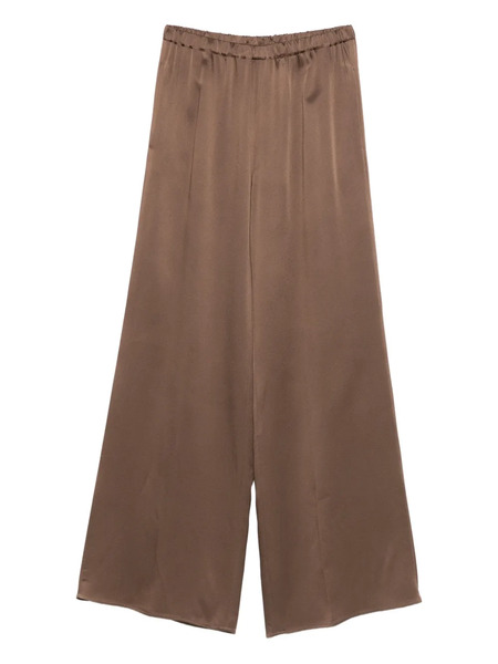  Antonelli Elasticated-waist Satin Trousers - Brown 