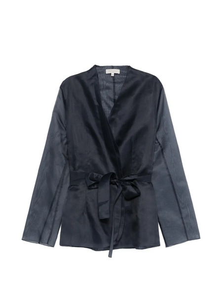  Antonelli Elia Tie-waist Fitted Jacket - Black 