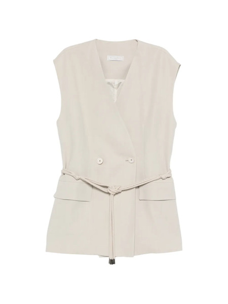  Antonelli Ellen Double-breasted Belted Waistcoat - Neutrals 