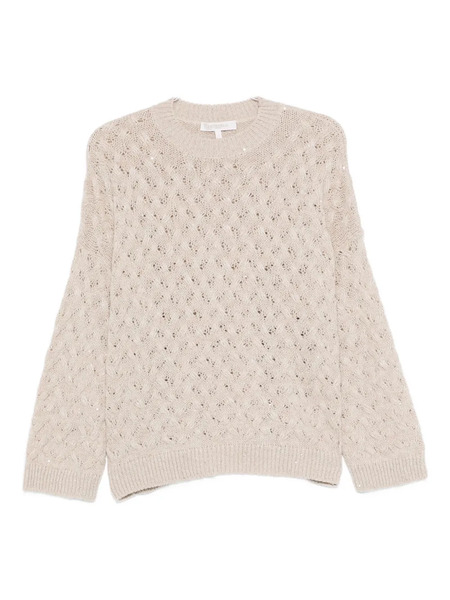  Antonelli Open-work Sweater - Pink 