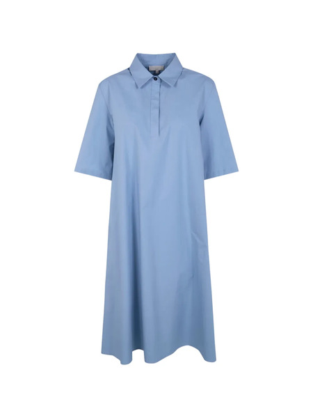  Antonelli Polo-collar Dress - Blue 