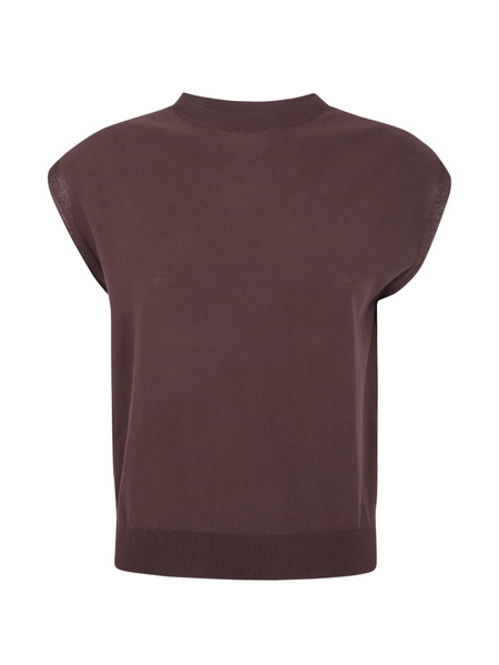  Antonelli Ribbed-knit Vest - Brown 