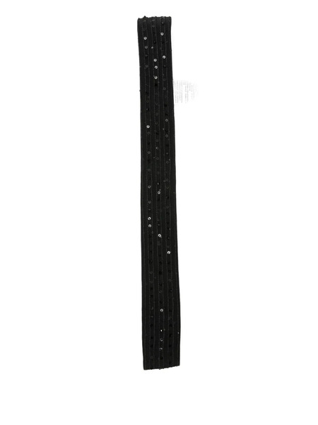  Antonelli Sequin-embellished Tie - Black 