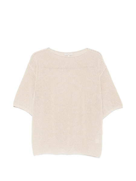  Antonelli Short-sleeve Sweater - Neutrals 