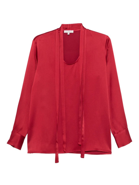  Antonelli Tie-neck Blouse - Red 