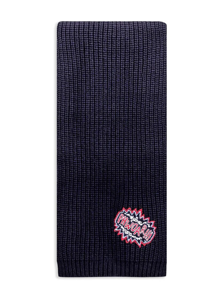  Anya Hindmarch Logo-patch Scarf - Blue 