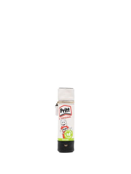  Anya Hindmarch Pritt Stick Leather Pencil Case - White 