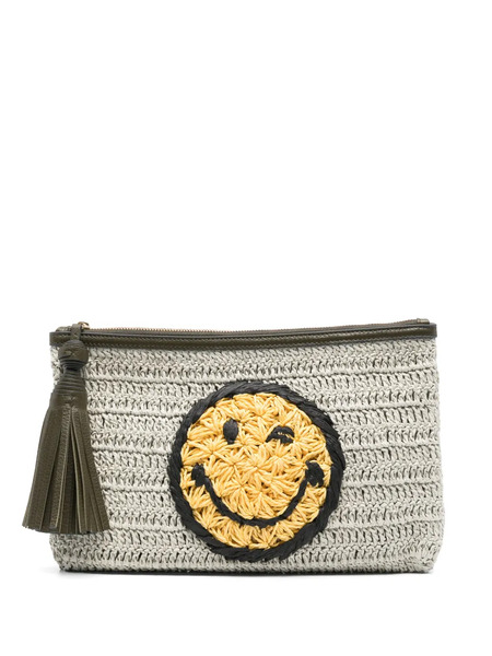  Anya Hindmarch Raffia Clutch Bag - Neutrals 