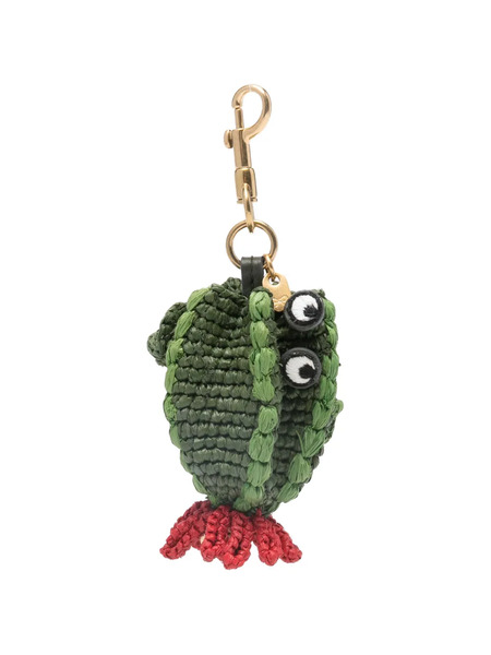  Anya Hindmarch Woven Keyring - Green 