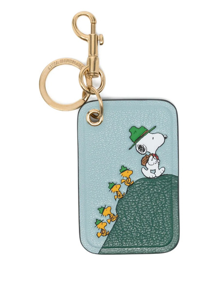  Anya Hindmarch X Peanuts Snoopy Key Ring - Blue 