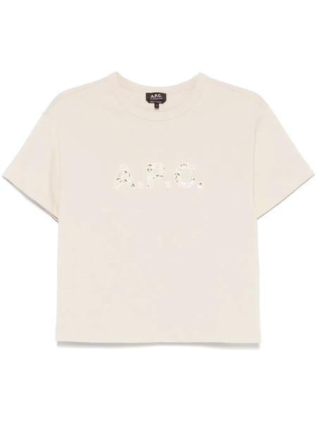  A.p.c. Annie T-shirt - Neutrals 
