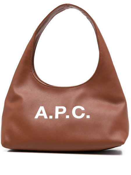  A.p.c. Baby Ninon Logo-print Shoulder Bag - Brown 