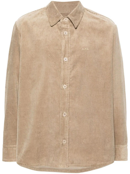  A.p.c. Bobby Shirt - Neutrals 